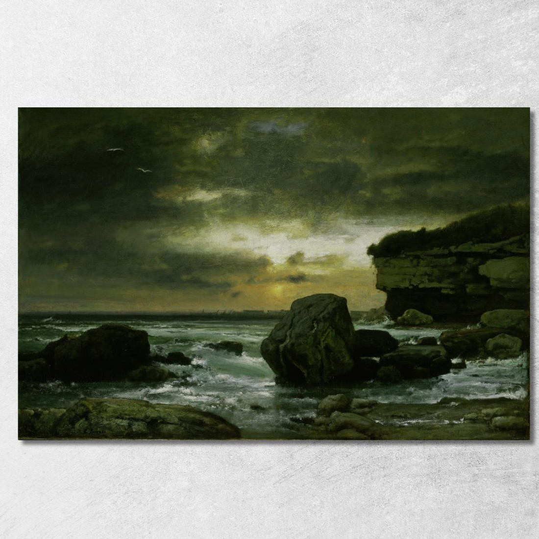 Una Marina George Inness gin1 quadro stampato su tela Una Marina George Inness gin1 quadro stampato su tela