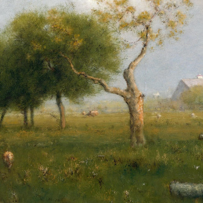 Dopo Un Temporale Estivo George Inness gin5 quadro stampato su tela
