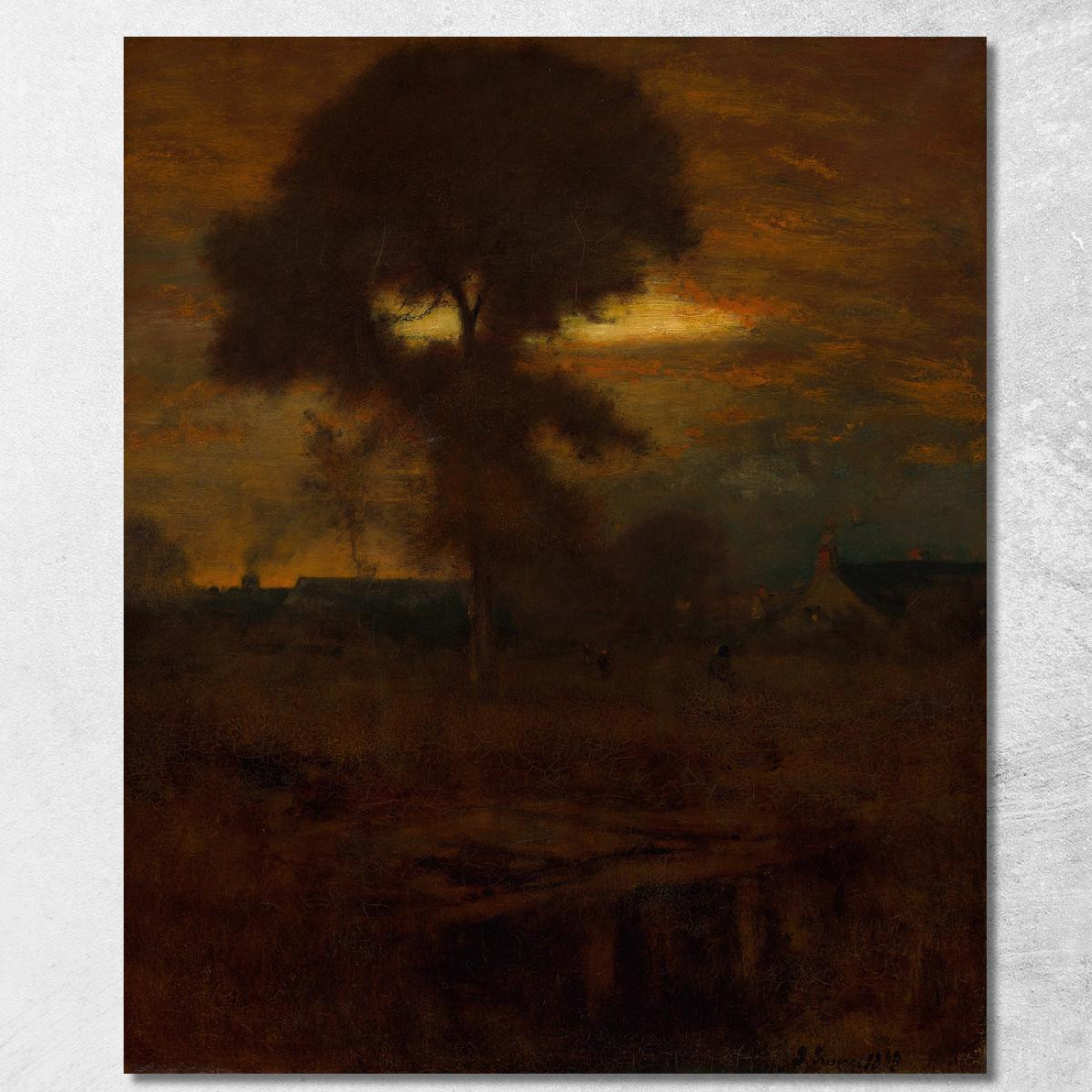 Bagliore Residuo George Inness gin7 quadro stampato su tela Bagliore Residuo George Inness gin7 quadro stampato su tela