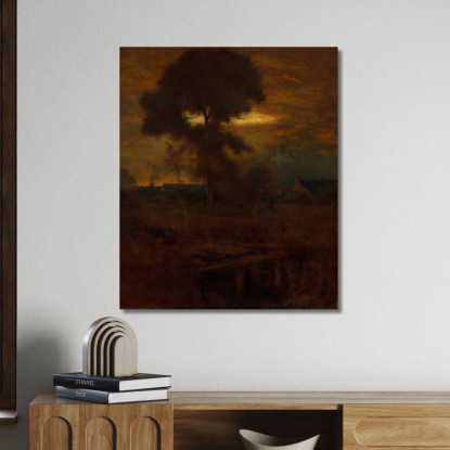 Bagliore Residuo George Inness gin7 quadro stampato su tela