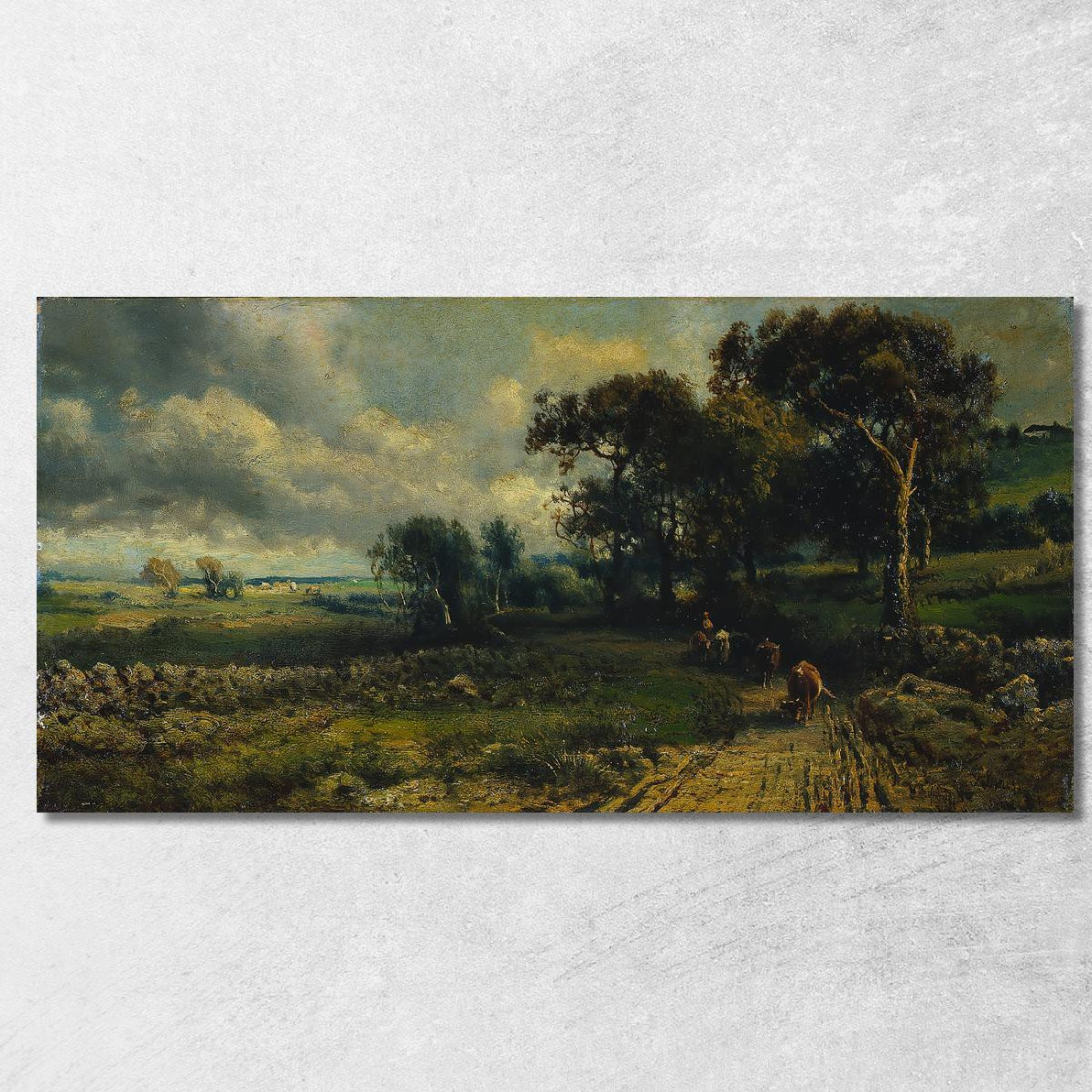 Nuvole Soffici George Inness gin30 quadro stampato su tela Nuvole Soffici George Inness gin30 quadro stampato su tela