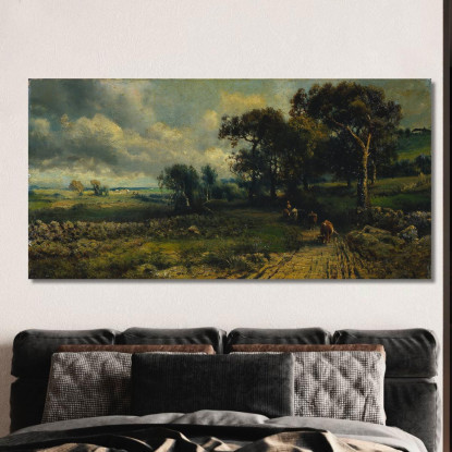 Nuvole Soffici George Inness gin30 quadro stampato su tela