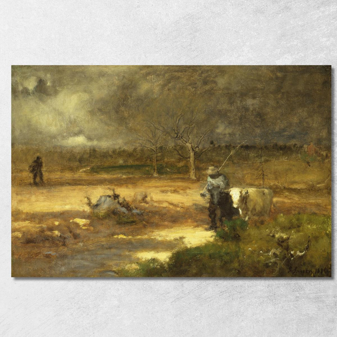 Verso Casa George Inness gin38 quadro stampato su tela Verso Casa George Inness gin38 quadro stampato su tela