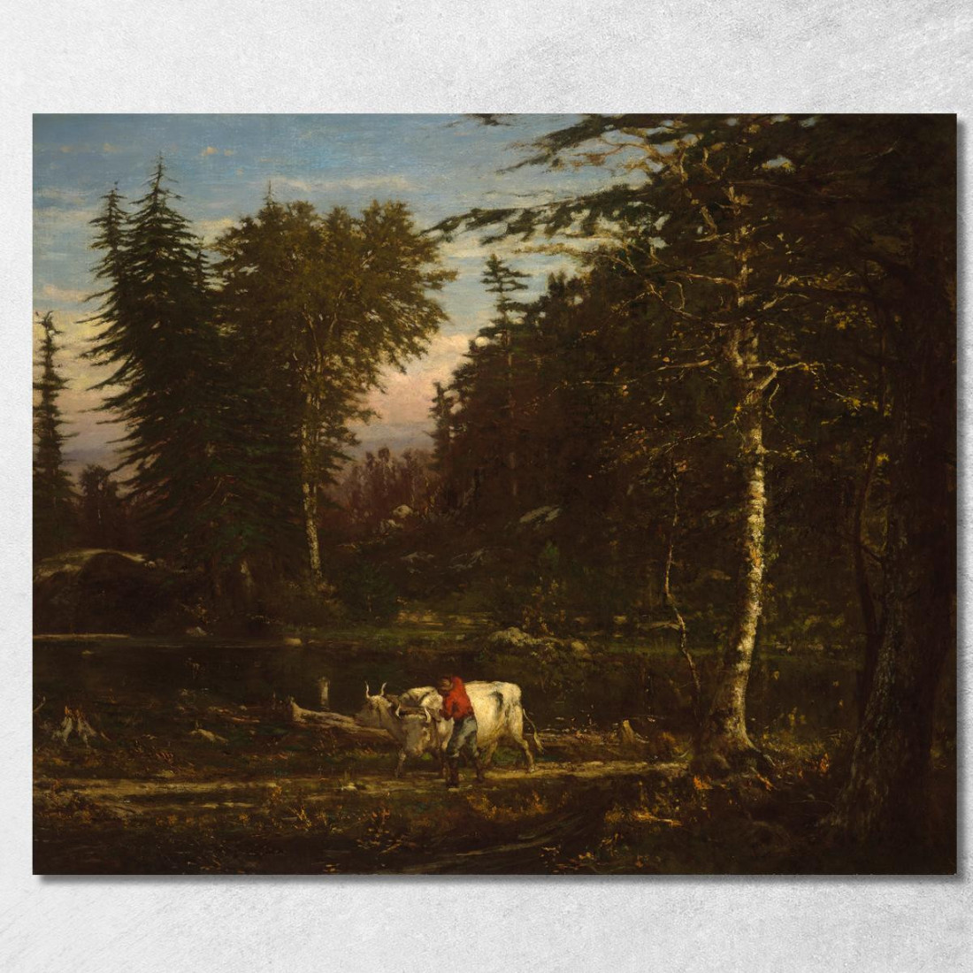 Negli Adirondacks George Inness gin42 quadro stampato su tela