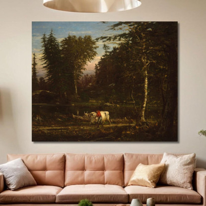 Negli Adirondacks George Inness gin42 quadro stampato su tela