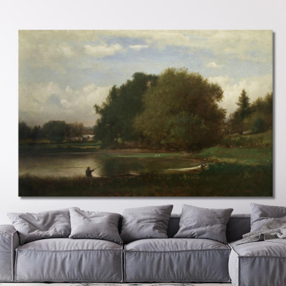 Paesaggio 5 George Inness gin50 quadro stampato su tela