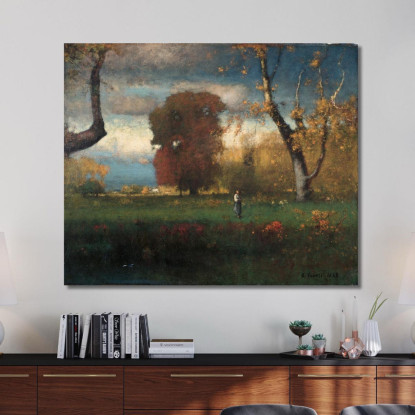 Paesaggio George Inness gin56 quadro stampato su tela