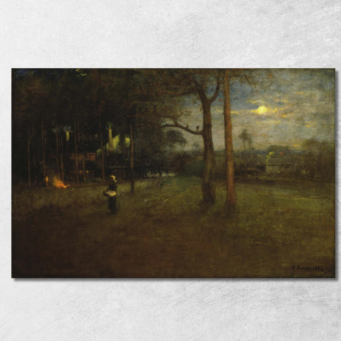 Chiaro Di Luna A Tarpon Springs George Inness gin62 quadro stampato su tela Chiaro Di Luna A Tarpon Springs George Inness gin62 quadro stampato su tela