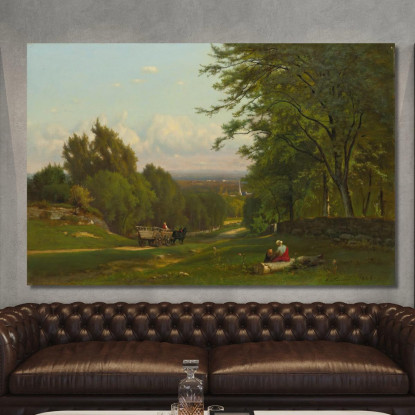 Vicino A Leeds New York George Inness gin65 quadro stampato su tela