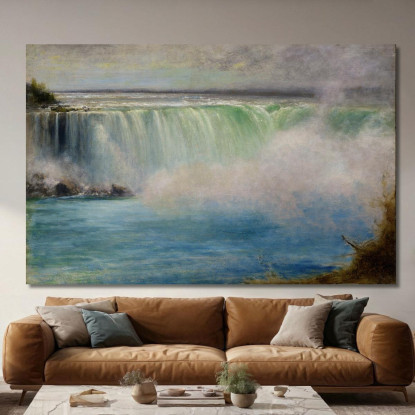 Cascate Del Niagara George Inness gin67 quadro stampato su tela