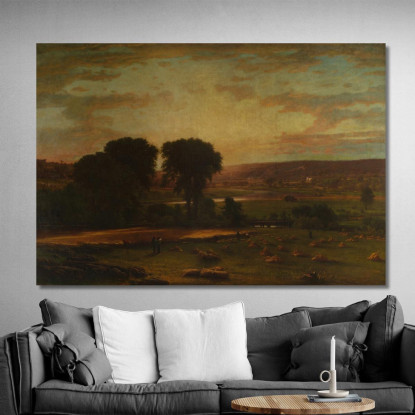 Pace E Abbondanza George Inness gin75 quadro stampato su tela
