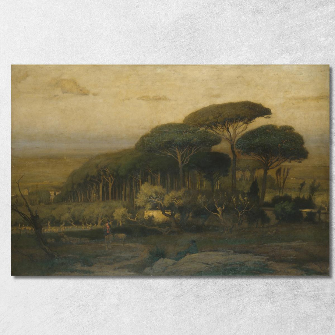 Boschetto Di Pini Della Villa Barberini George Inness gin77 quadro stampato su tela Boschetto Di Pini Della Villa Barberini George Inness gin77 quadro stampato su tela