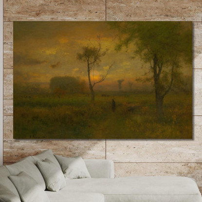 Alba George Inness gin85 quadro stampato su tela