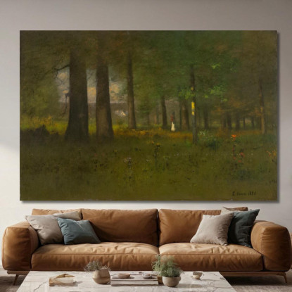 Il Margine Della Foresta George Inness gin90 quadro stampato su tela