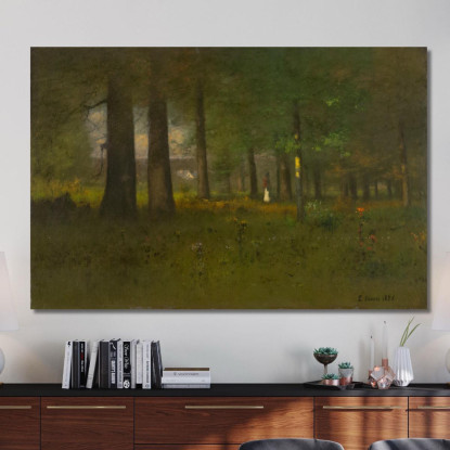 Il Margine Della Foresta George Inness gin90 quadro stampato su tela