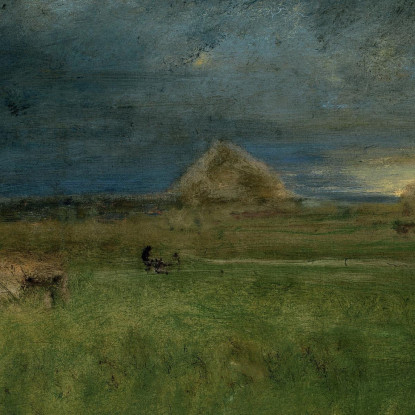 La Fattoria Solitaria Nantucket George Inness gin95 quadro stampato su tela