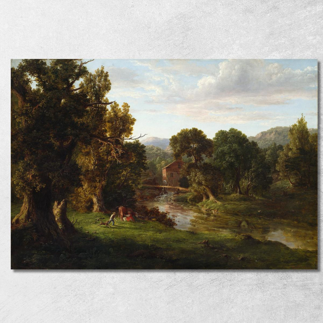 Il Vecchio Mulino George Inness gin98 quadro stampato su tela Il Vecchio Mulino George Inness gin98 quadro stampato su tela