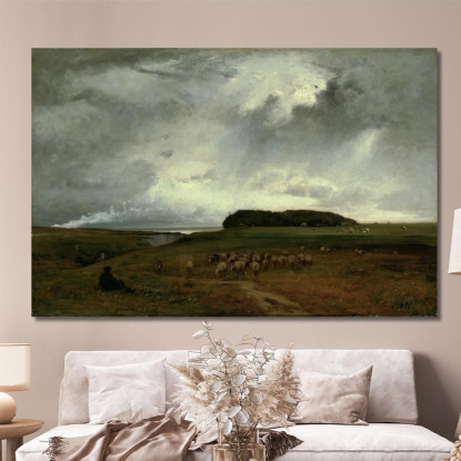 La Tempesta George Inness gin101 quadro stampato su tela