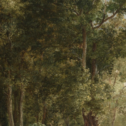 Il Taglialegna George Inness gin104 quadro stampato su tela