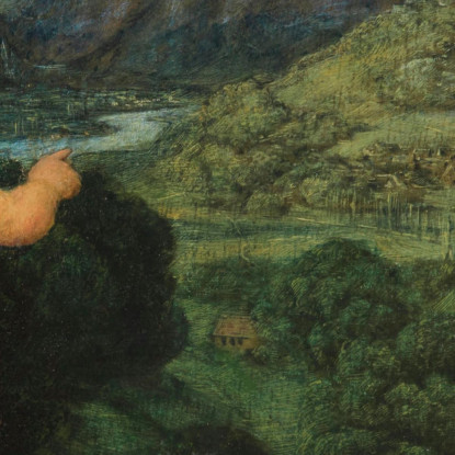 Cupido Spia Gli Amanti Hans Thoma hth6 quadro stampato su tela