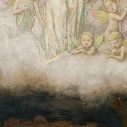 Annunciazione Ai Pastori Hans Thoma hth9 quadro stampato su tela