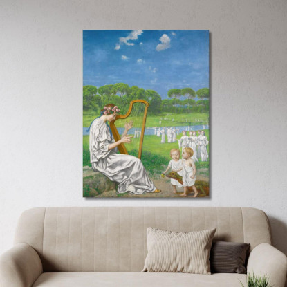 Melodia Di Primavera Hans Thoma hth40 quadro stampato su tela