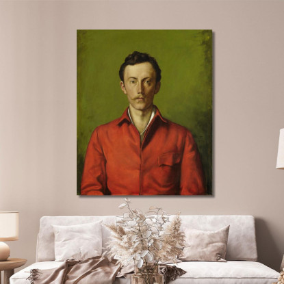 Ritratto Del Principe Federico Carlo D'Assia Hans Thoma hth62 quadro stampato su tela