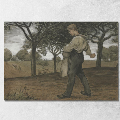 Seminatore Hans Thoma hth69 quadro stampato su tela