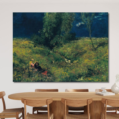 Estate Hans Thoma hth72 quadro stampato su tela