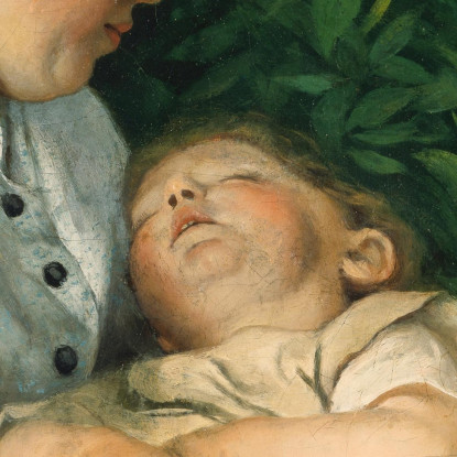 Sotto Il Sambuco Hans Thoma hth85 quadro stampato su tela