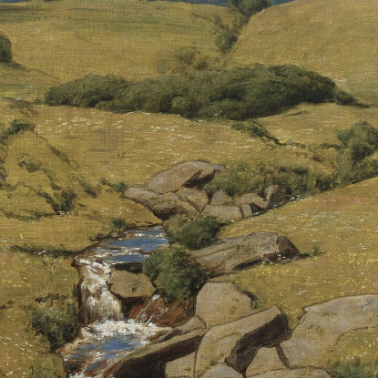 Veduta Dalla Foresta Nera Hans Thoma hth87 quadro stampato su tela