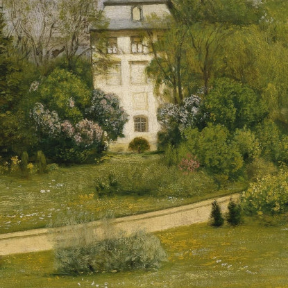 La Landa Desolata: Vista Sul Parco Di Holzhausen Hans Thoma hth90 quadro stampato su tela