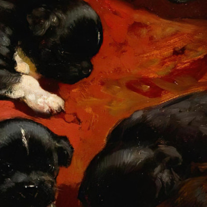 La Madre Orgogliosa Henriëtte Ronner-Knip hrk23 quadro stampato su tela