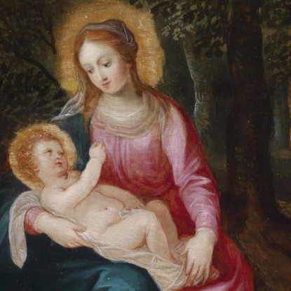 Il Riposo Durante La Fuga Jan Brueghel the Younger jby20 quadro stampato su tela