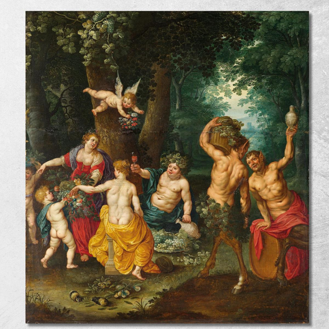 La Festa Di Bacco (Sine Cerere Et Baccho Friget Venus) Jan Brueghel the Younger jby36 quadro stampato su tela La Festa Di Bacco (Sine Cerere Et Baccho Friget Venus) Jan Brueghel the Younger jby36 quadro stampato su tela