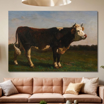 Il Re Della Mandria Rosa Bonheur rbn22 quadro stampato su tela