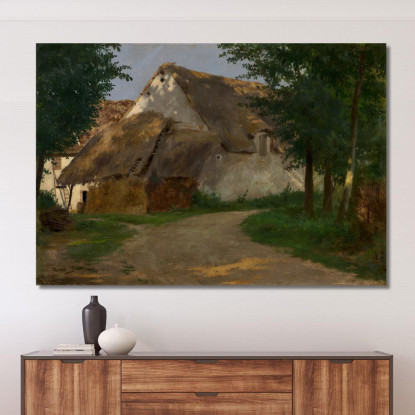 La Fattoria All'Ingresso Del Bosco Rosa Bonheur rbn45 quadro stampato su tela