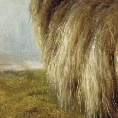 Due Arieti In Un Paesaggio Rosa Bonheur rbn59 quadro stampato su tela