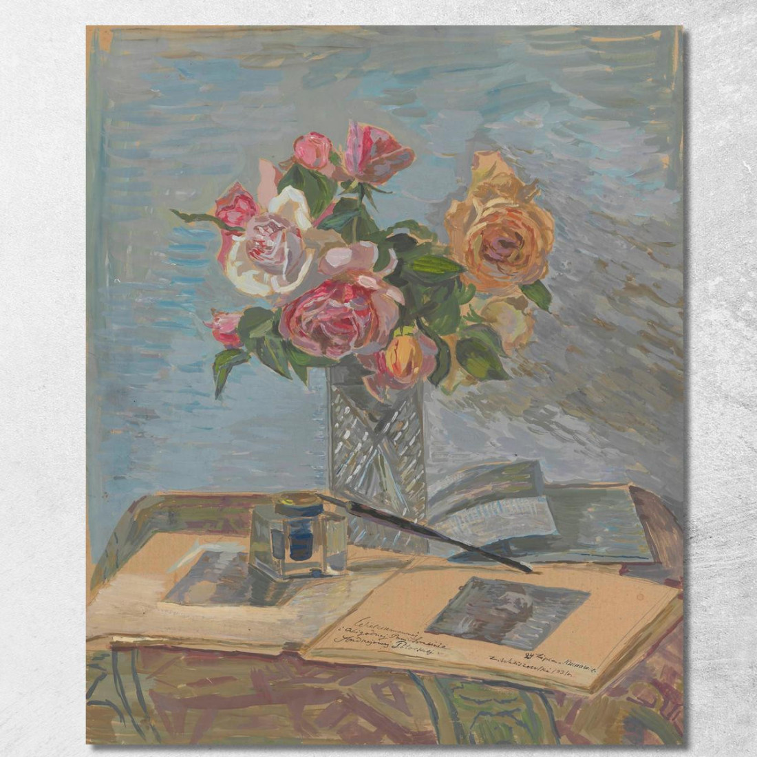 Bouquet Di Rose Zygmunt Waliszewski zwl7 quadro stampato su tela Bouquet Di Rose Zygmunt Waliszewski zwl7 quadro stampato su tela