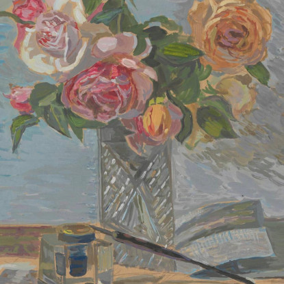 Bouquet Di Rose Zygmunt Waliszewski zwl7 quadro stampato su tela