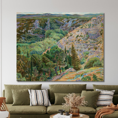 Paesaggio Da Angles Zygmunt Waliszewski zwl23 quadro stampato su tela