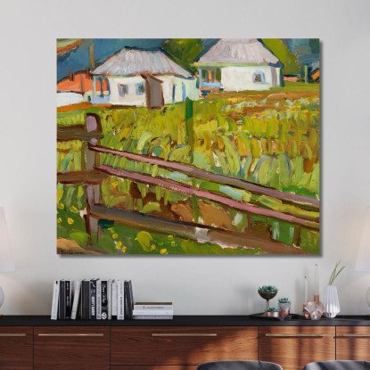 Paesaggio Zygmunt Waliszewski zwl24 quadro stampato su tela