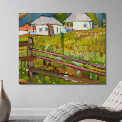 Paesaggio Zygmunt Waliszewski zwl24 quadro stampato su tela