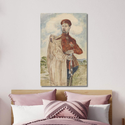 Ritratto Del Cognato Dell'Artista Kirill Zdanevich Zygmunt Waliszewski zwl35 quadro stampato su tela