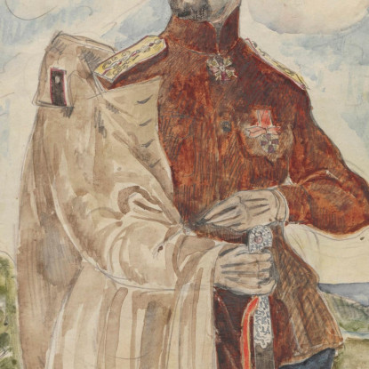 Ritratto Del Cognato Dell'Artista Kirill Zdanevich Zygmunt Waliszewski zwl35 quadro stampato su tela