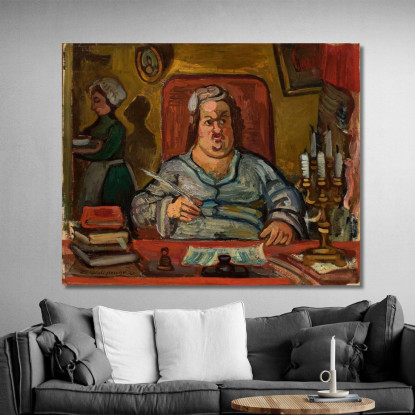 Nudo Viola Zygmunt Waliszewski zwl56 quadro stampato su tela