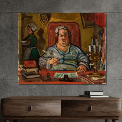 Nudo Viola Zygmunt Waliszewski zwl56 quadro stampato su tela