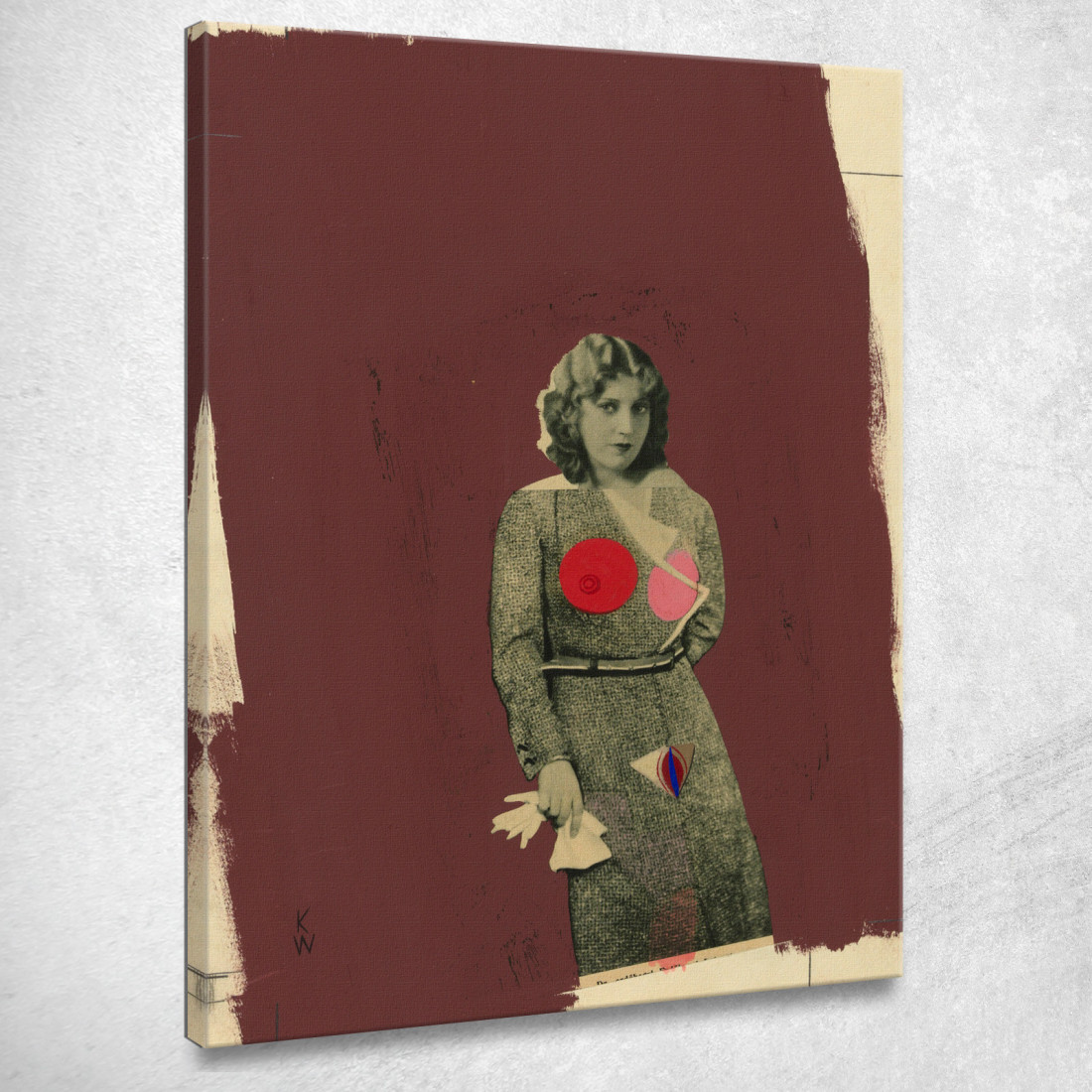 Ragazza Karl Wiener kwn348 quadro stampato su tela Ragazza Karl Wiener kwn348 quadro stampato su tela