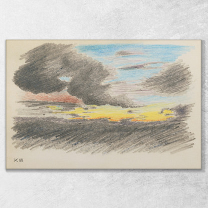 Studi Sulla Natura Xliii Karl Wiener kwn393 quadro stampato su tela