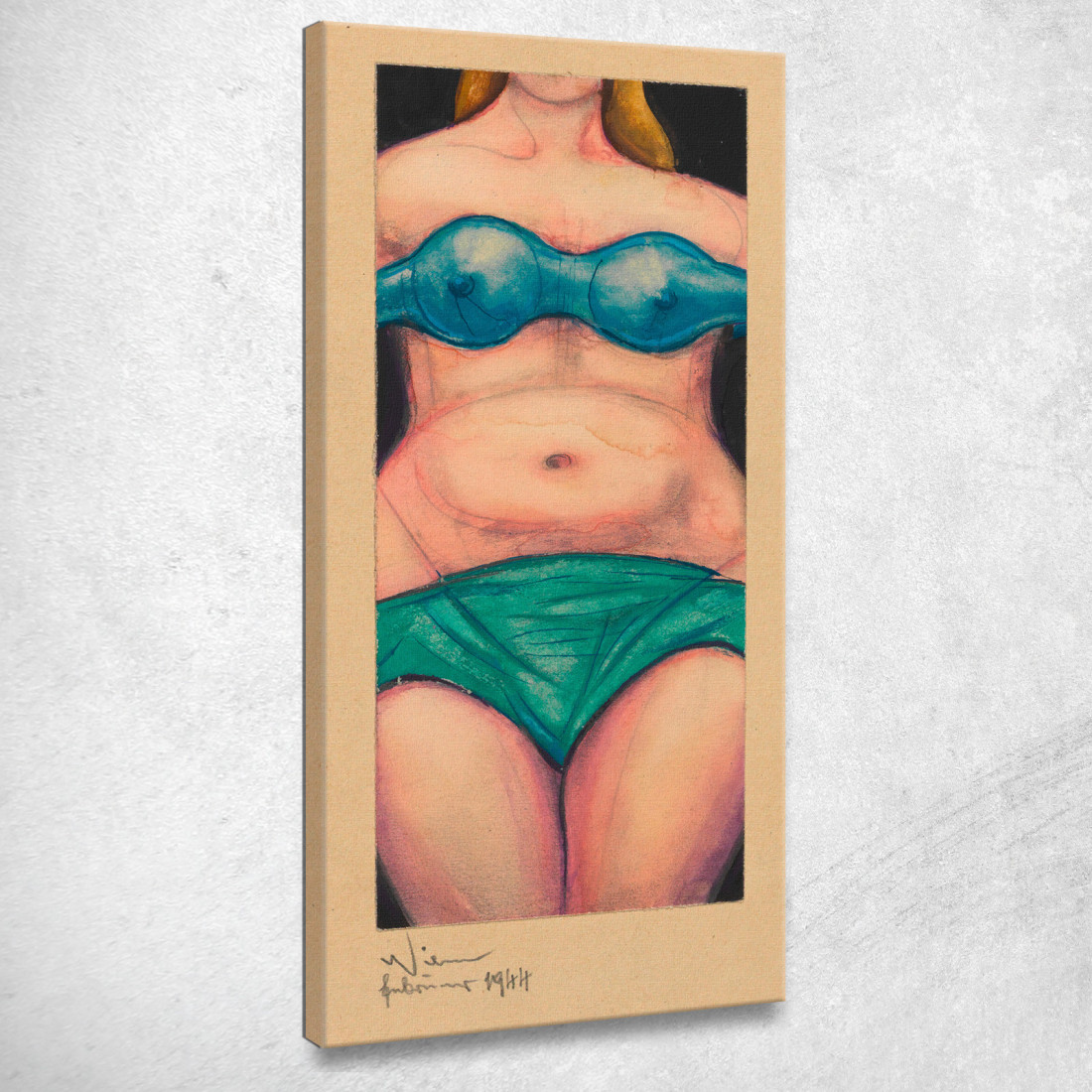 Senza Titolo 14 Karl Wiener kwn434 quadro stampato su tela Senza Titolo 14 Karl Wiener kwn434 quadro stampato su tela